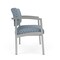 Lesro Lenox Steel Bariatric Chair Metal Frame, Silver, RS Rain Song Upholstery LS1401 - alternate 3